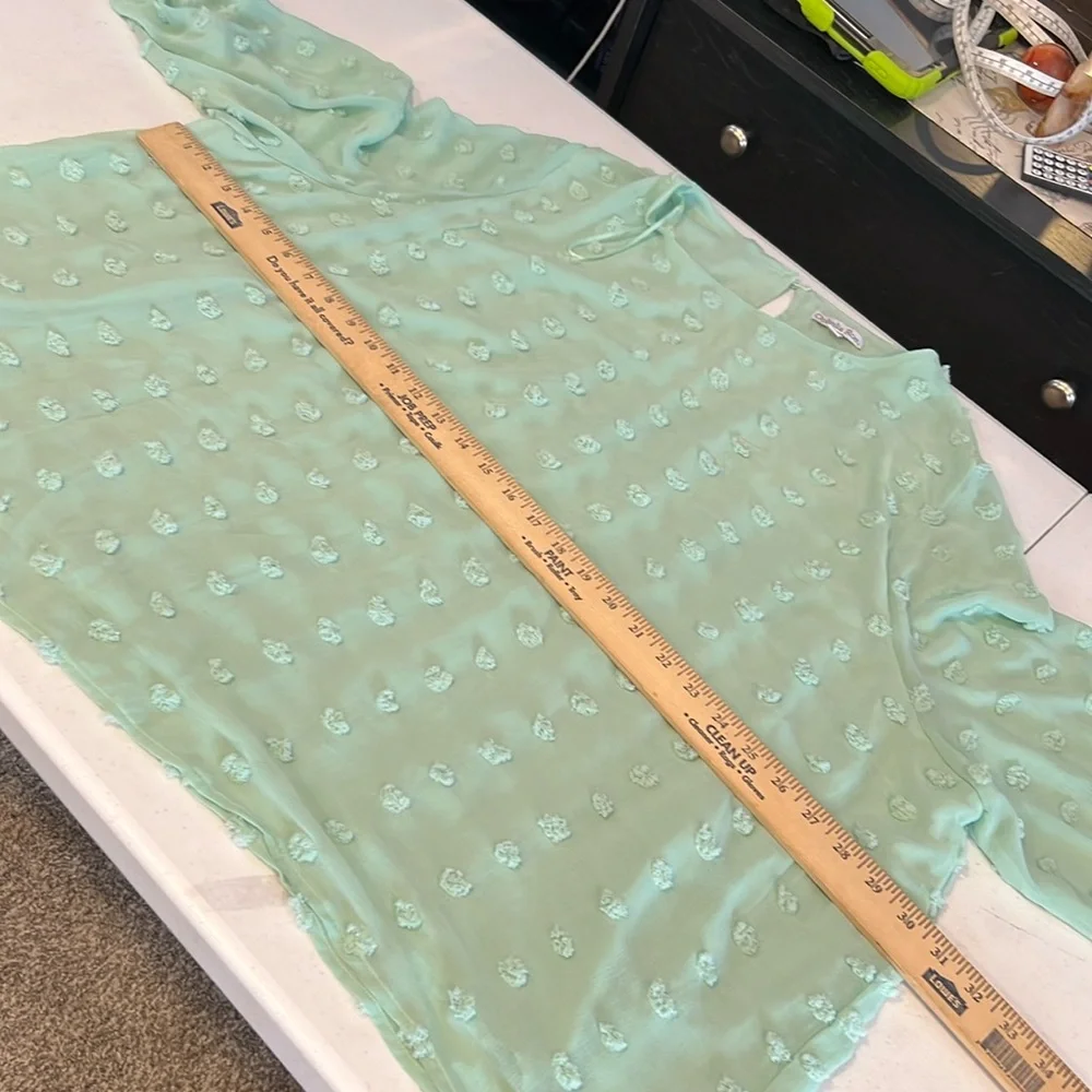 #148. Swiss dot blouse. 3x - Picture 2 of 9